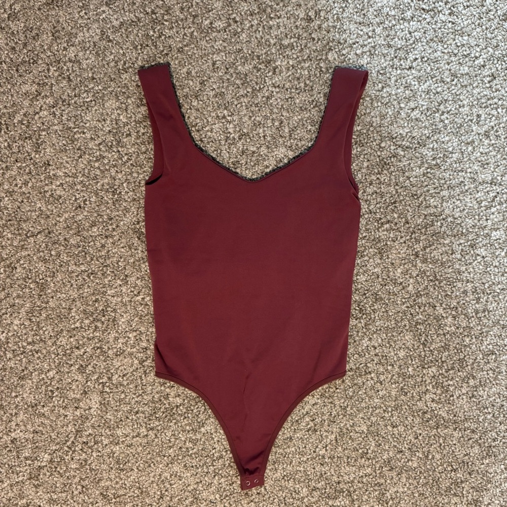 Burgundy FP Bodysuit